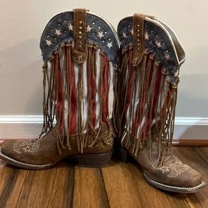 American Flag Cowboy boots
